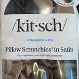 KITSCH Satin Pillow Scrunchie - Dark Colored